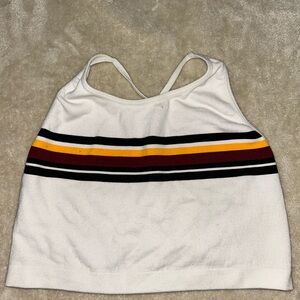 Target Black and White Crop Tank Top